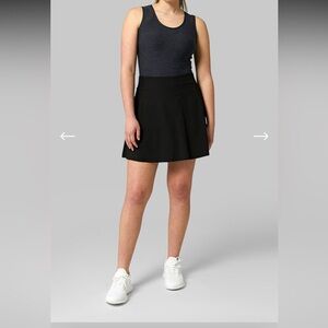 32 Degrees Women's Black Skorts